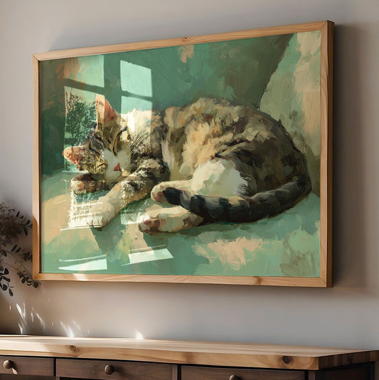 Afternoon Naps and Painted Paws