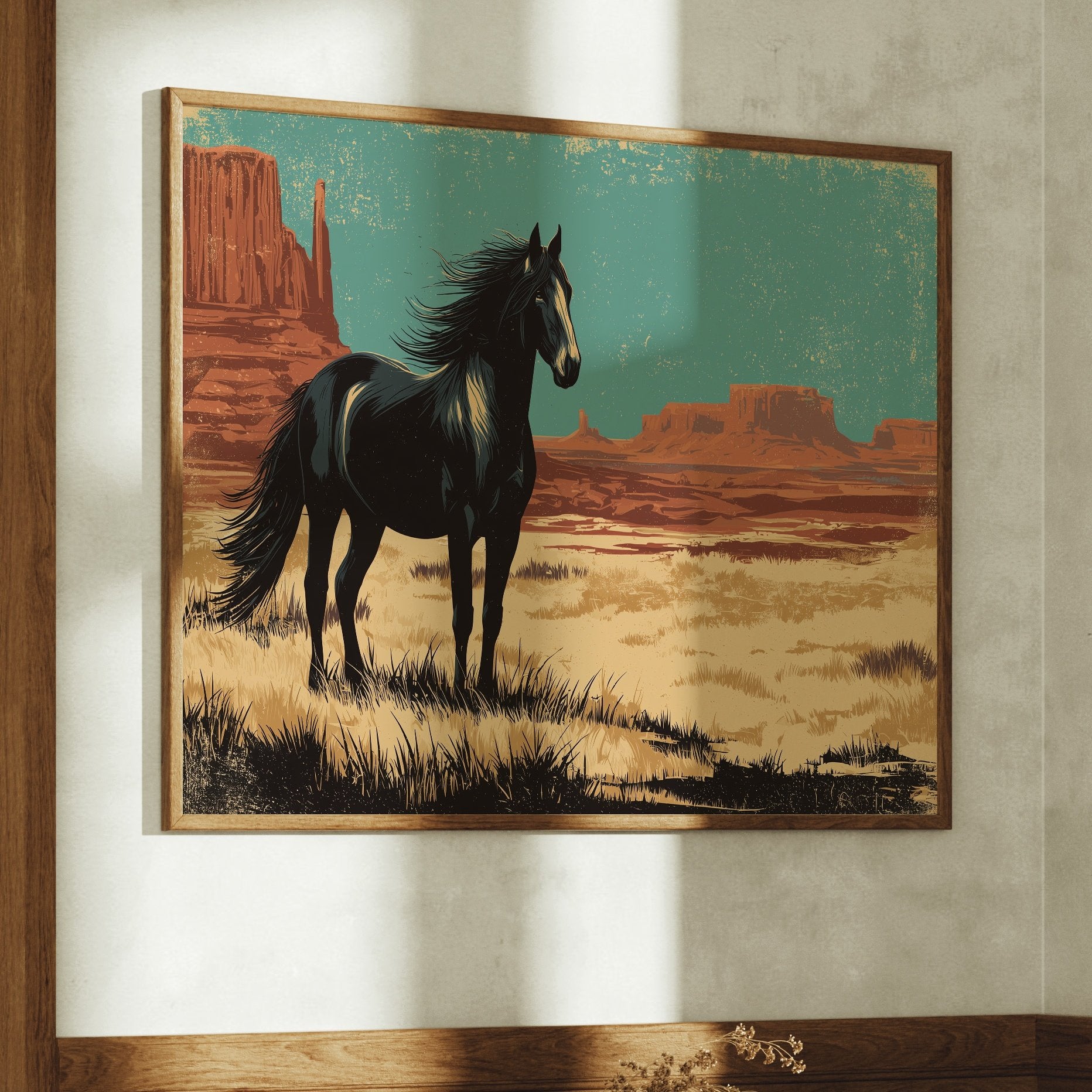 Midnight Stallion Claims Desert Throne