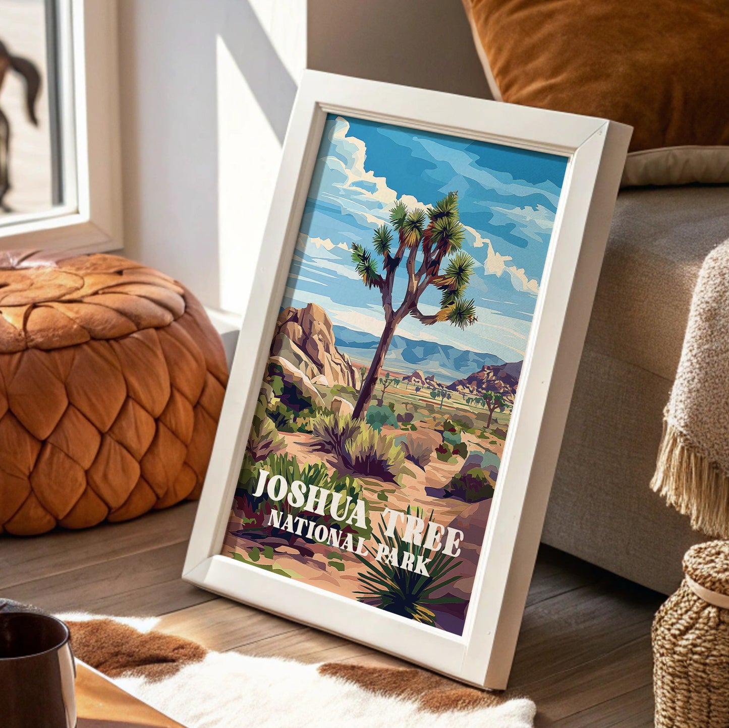 Desert Sentinel Under Azure Skies