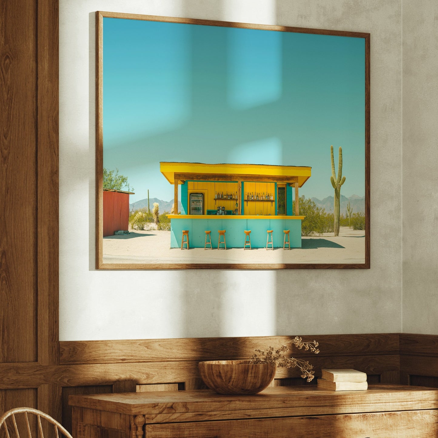 Turquoise Oasis Waits For Travelers