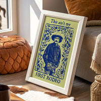 Cowboy Blues On Sage Green