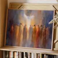 Light Ascends Through Gathered Souls