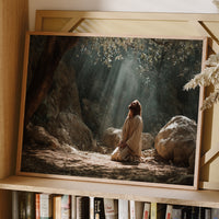 Sunbeams Pierce The Forest Silence