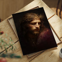 Sacred Art Upon Wooden Rest