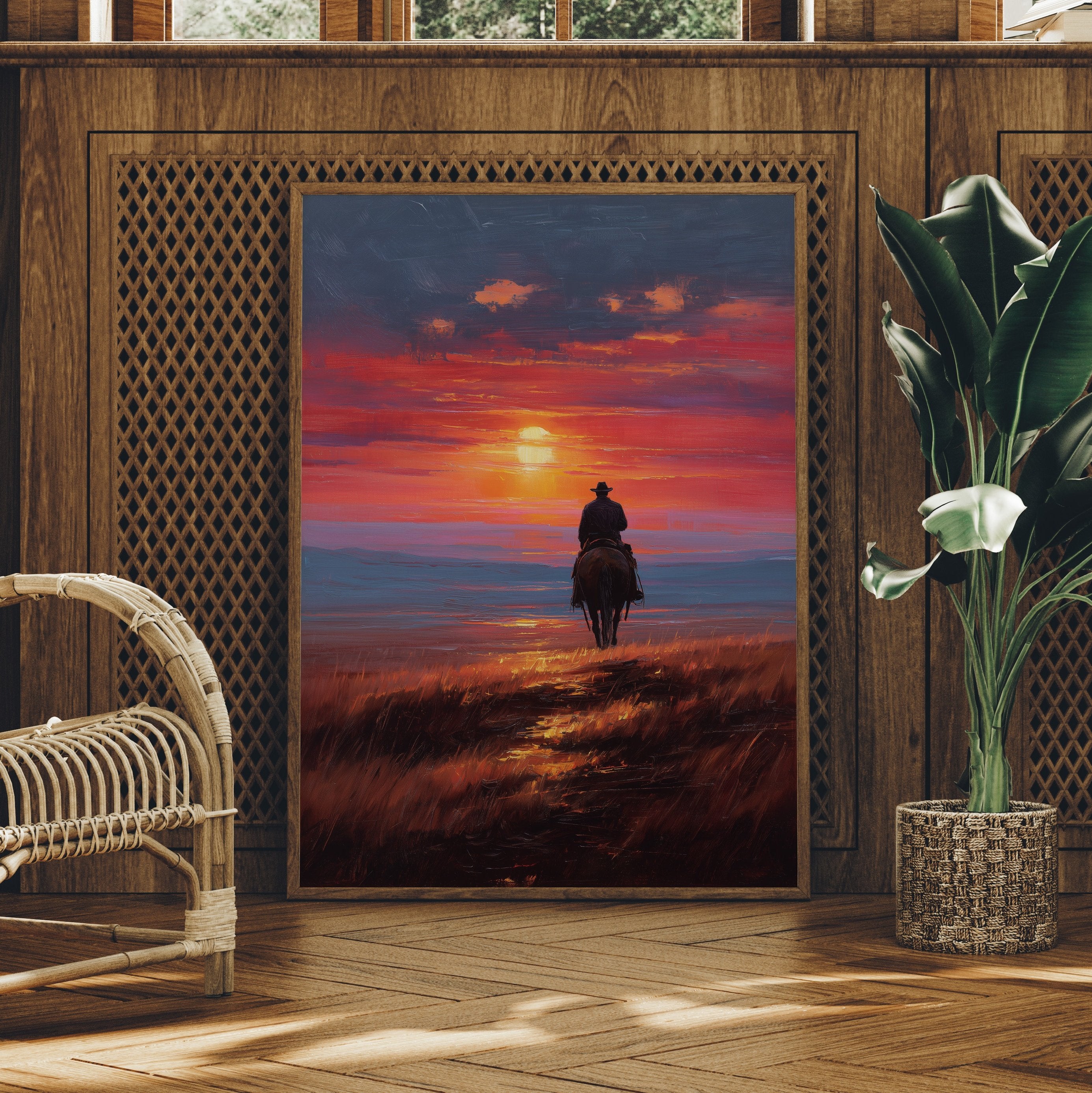 Sunset Trail To Distant Horizons