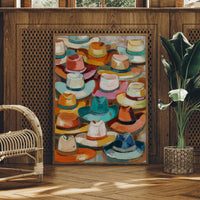 Colorful Brims Under Desert Sun
