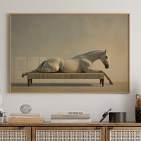 Equine Repose in Surreal Elegance
