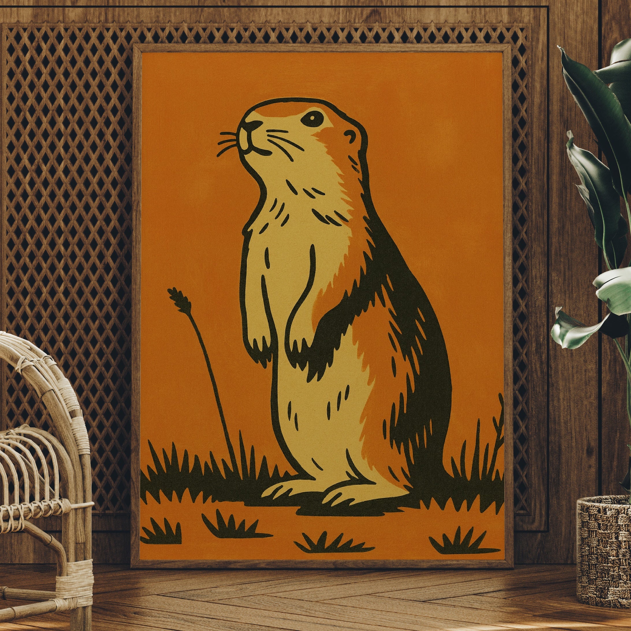 Prairie Sentinel Stands Watch