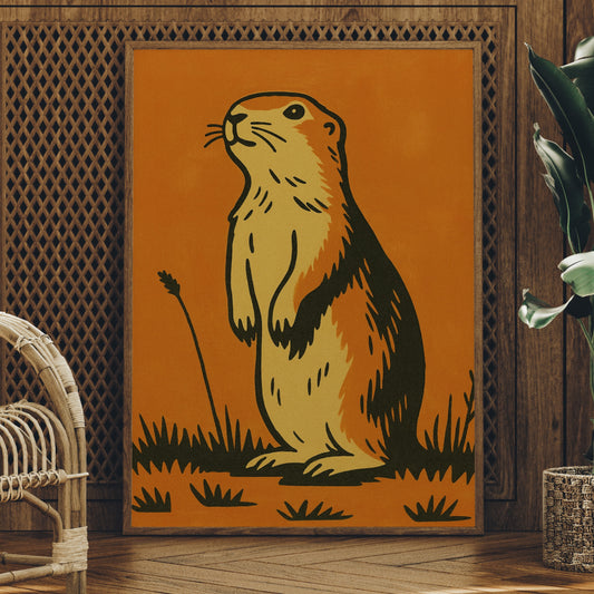 Prairie Sentinel Stands Watch