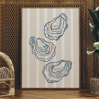 Coastal Treasures On Blush Stripes