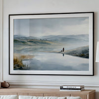 Solitude By The Misty Lake