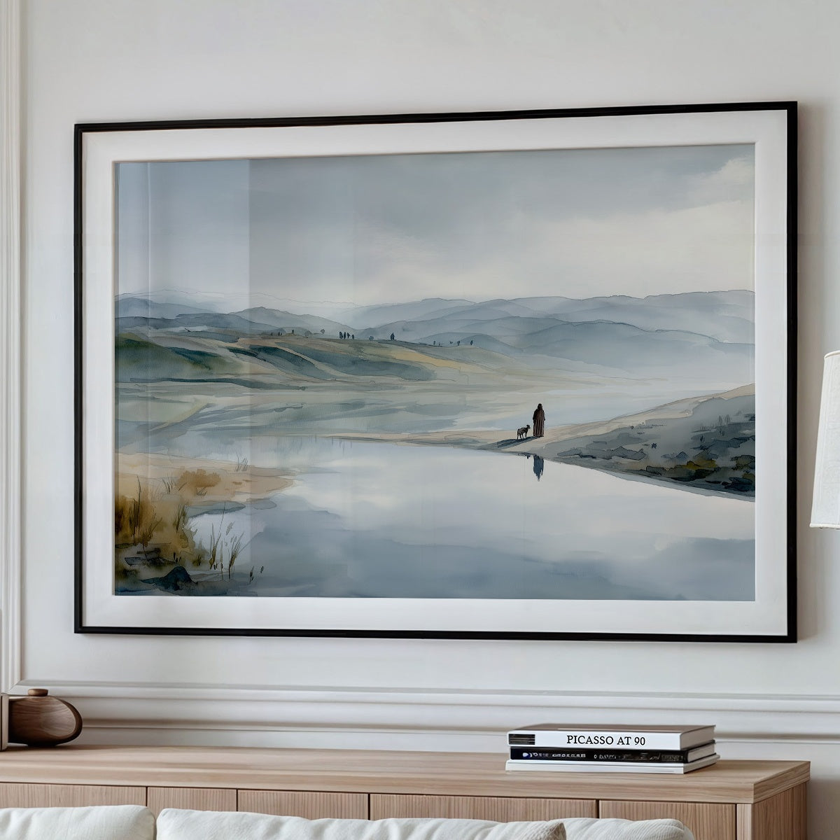 Solitude By The Misty Lake