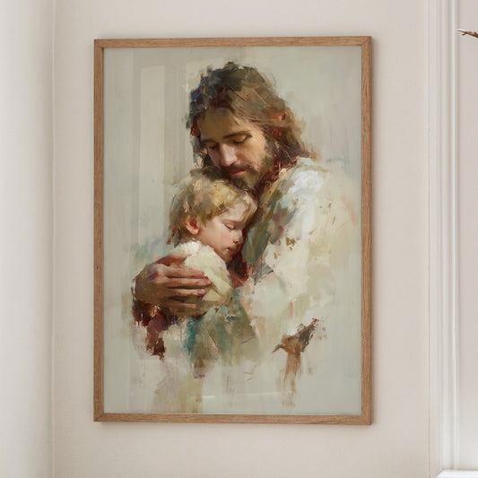 Gentle Arms Hold Sacred Peace