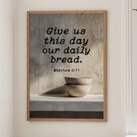 Morning Prayer On Rustic Wood