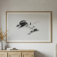 Solitude Atop Windswept Hills