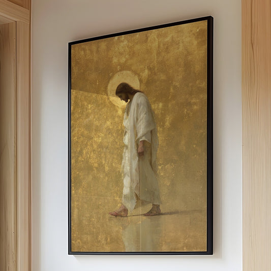 Golden Light Upon Humble Steps