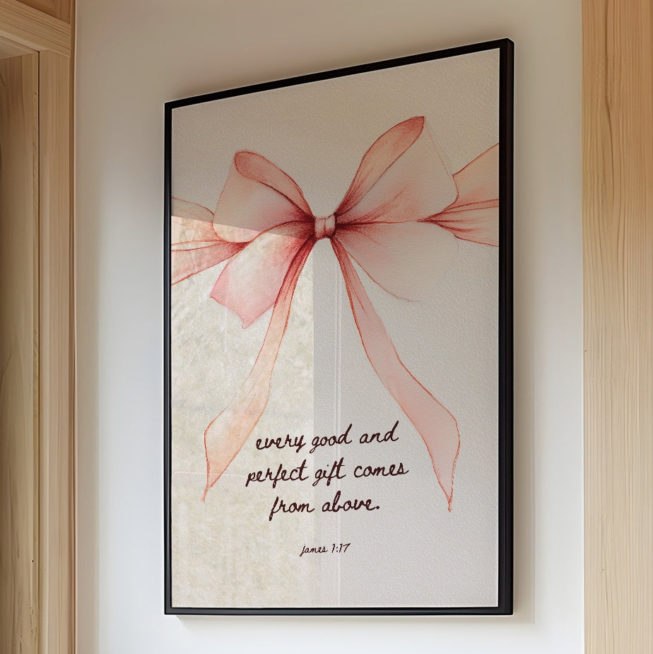 Coral Ribbon Carries Sacred Promise