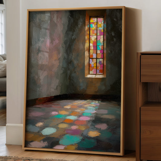 Stained Light Paints Sacred Floors