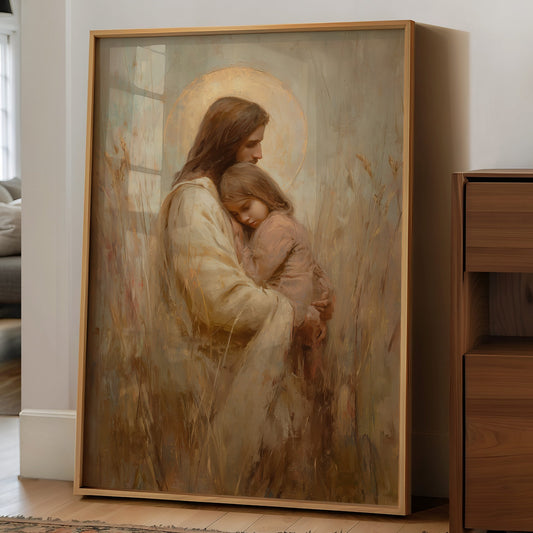 Comfort Held In Golden Light