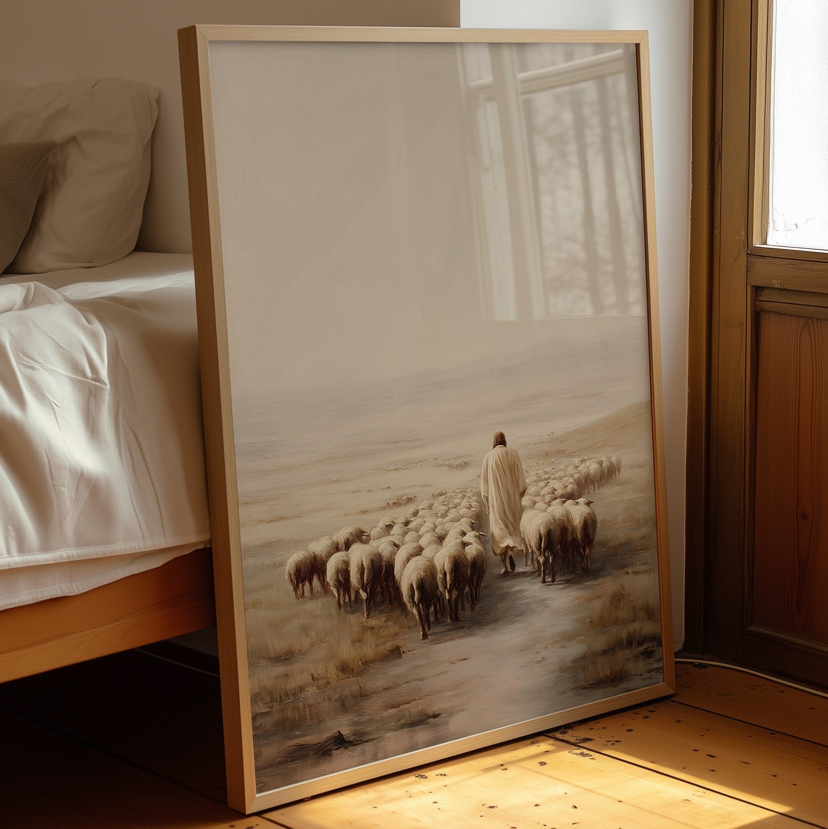 Shepherd's Path Through Morning Fog