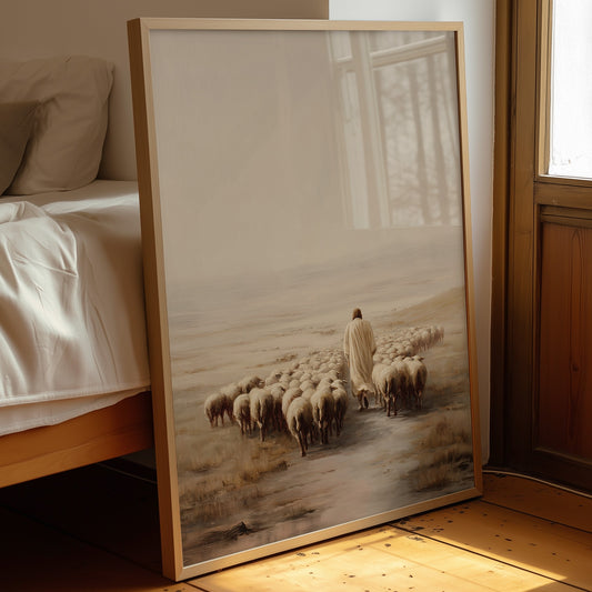 Shepherd's Path Through Morning Fog