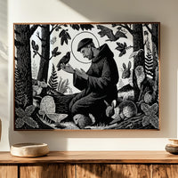 Creatures Gather At His Feet