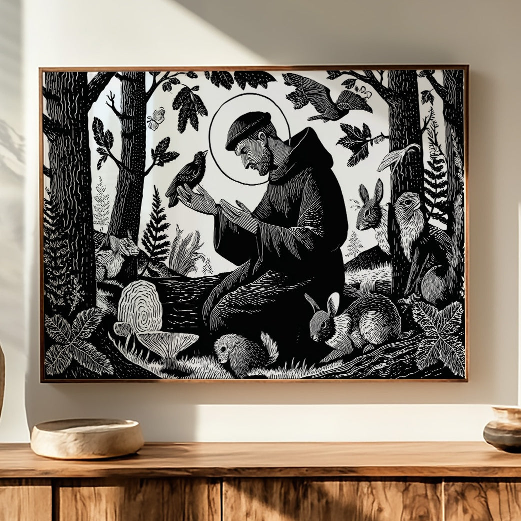 Creatures Gather At His Feet