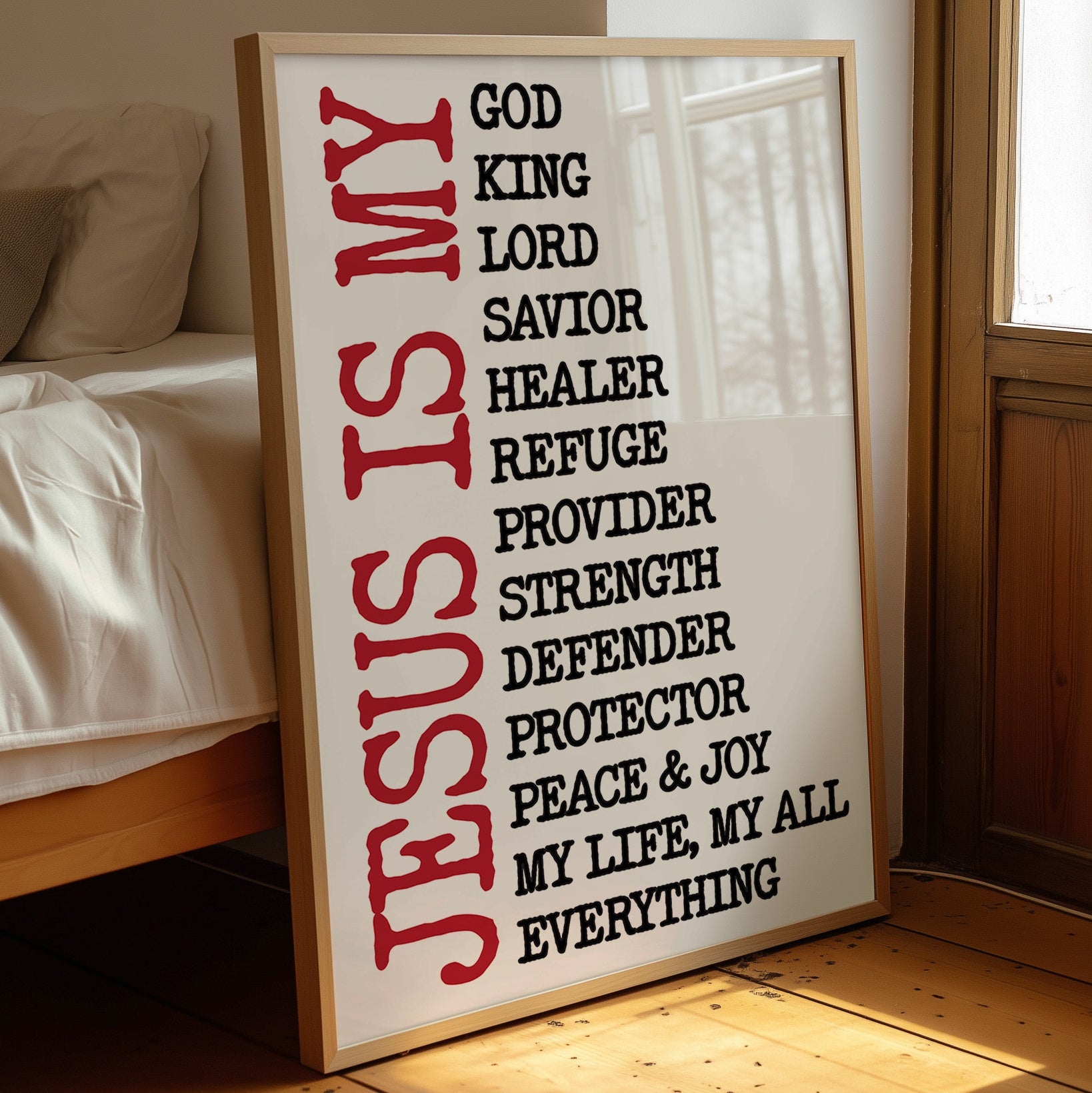 Faith Spelled In Bold Truth