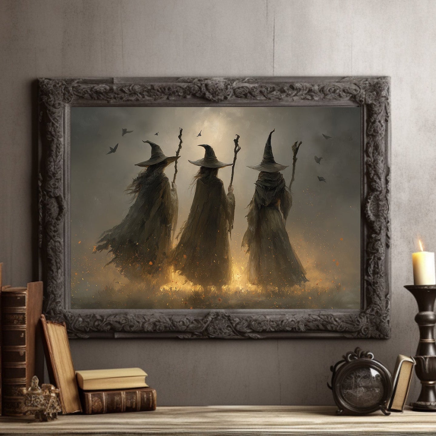 Ancient Coven Walks Through Mist
