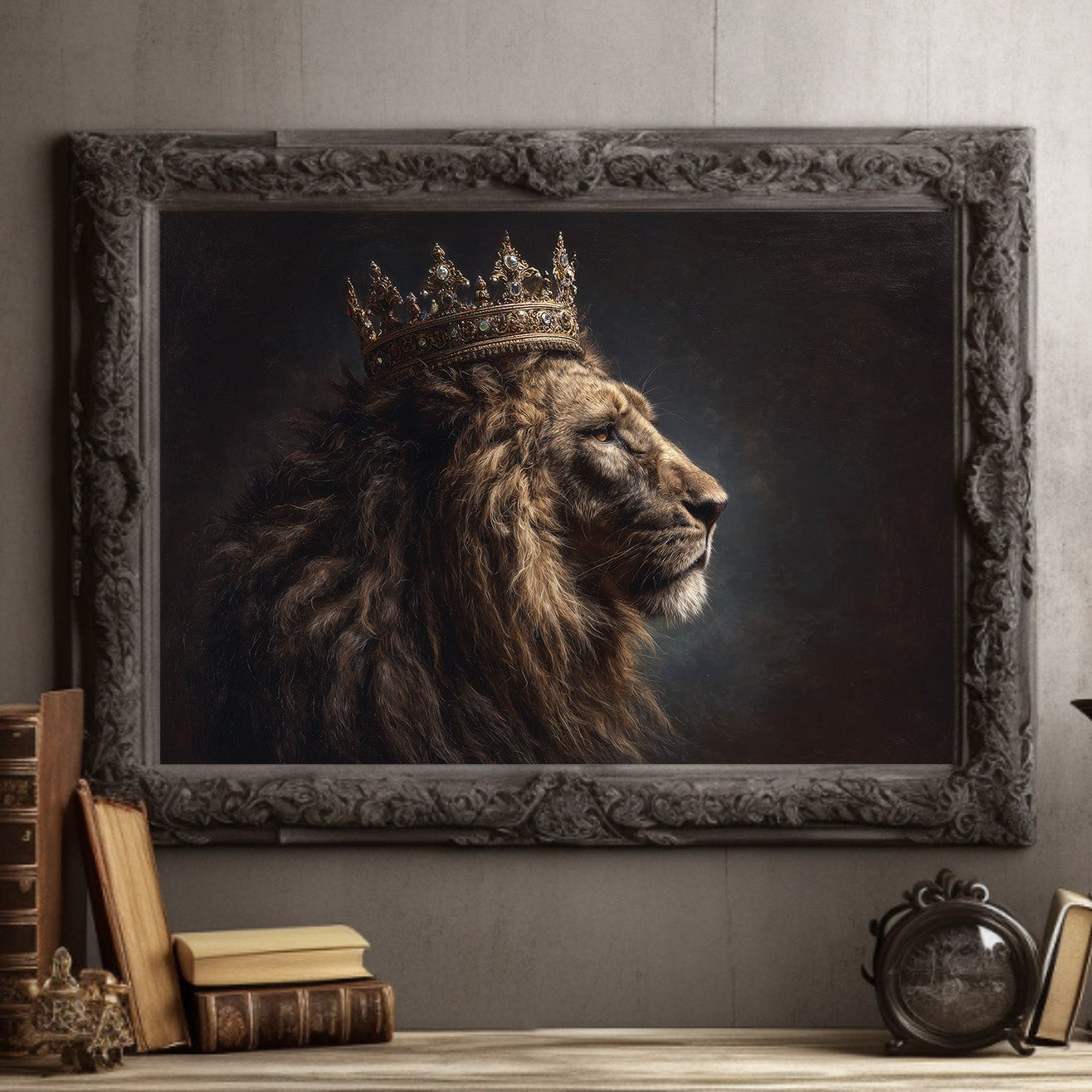 Noble Beast Wears Ancient Crown