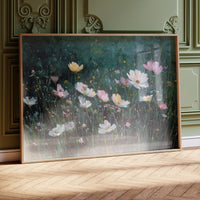 Cosmos Dance Against Forest Depths