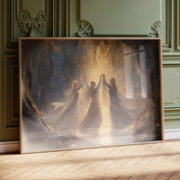 Ancient Dance In Golden Light