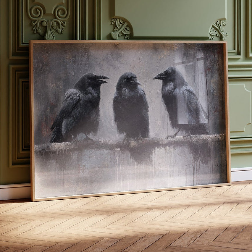 Ravens Share Ancient Secrets Together