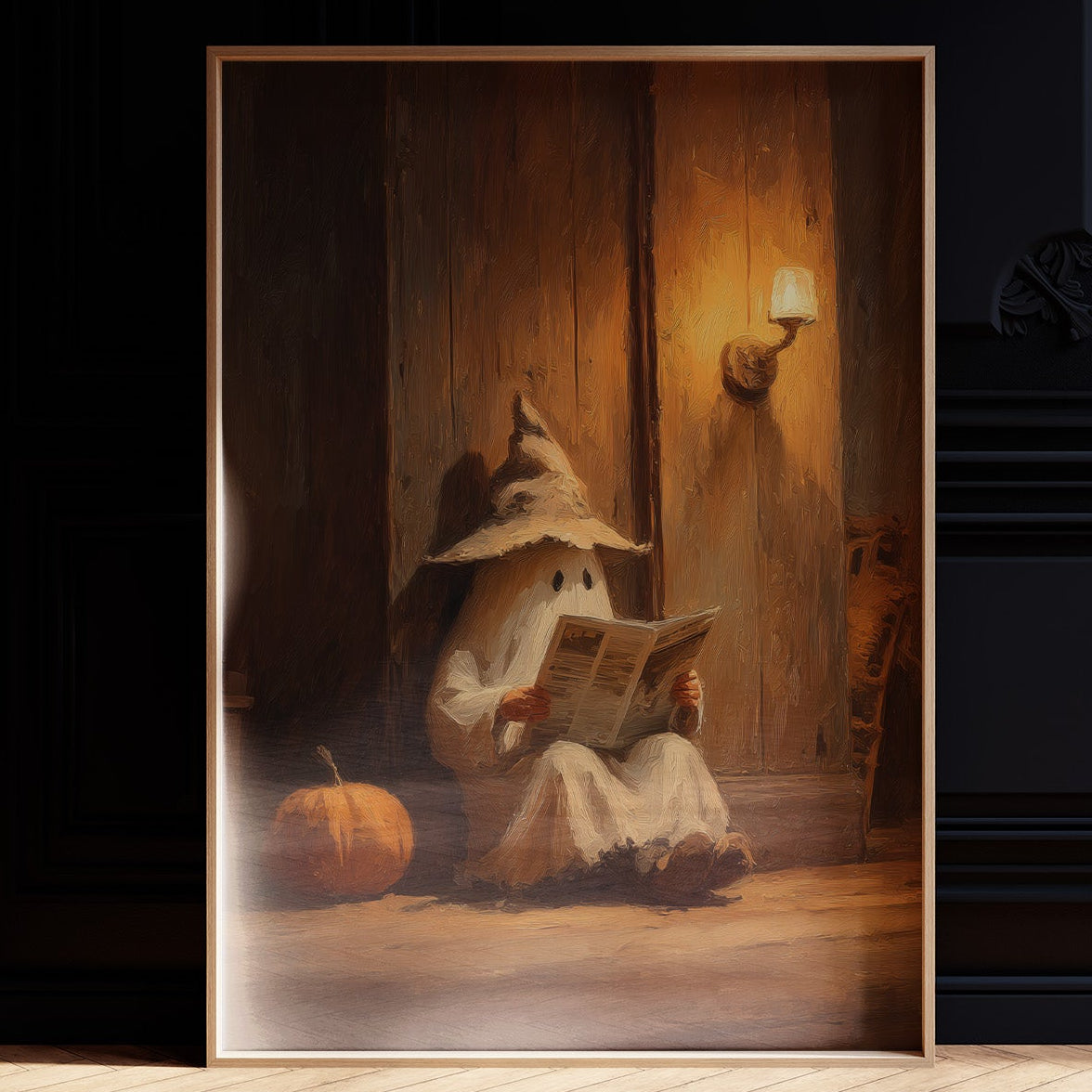 Ghostly Reader Awaits Halloween News