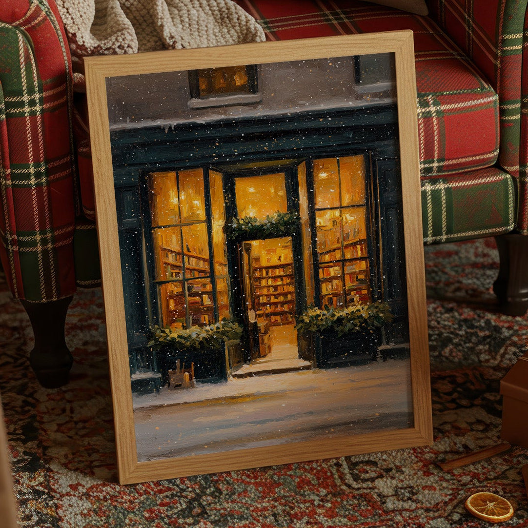 Winter's Bibliophile Haven