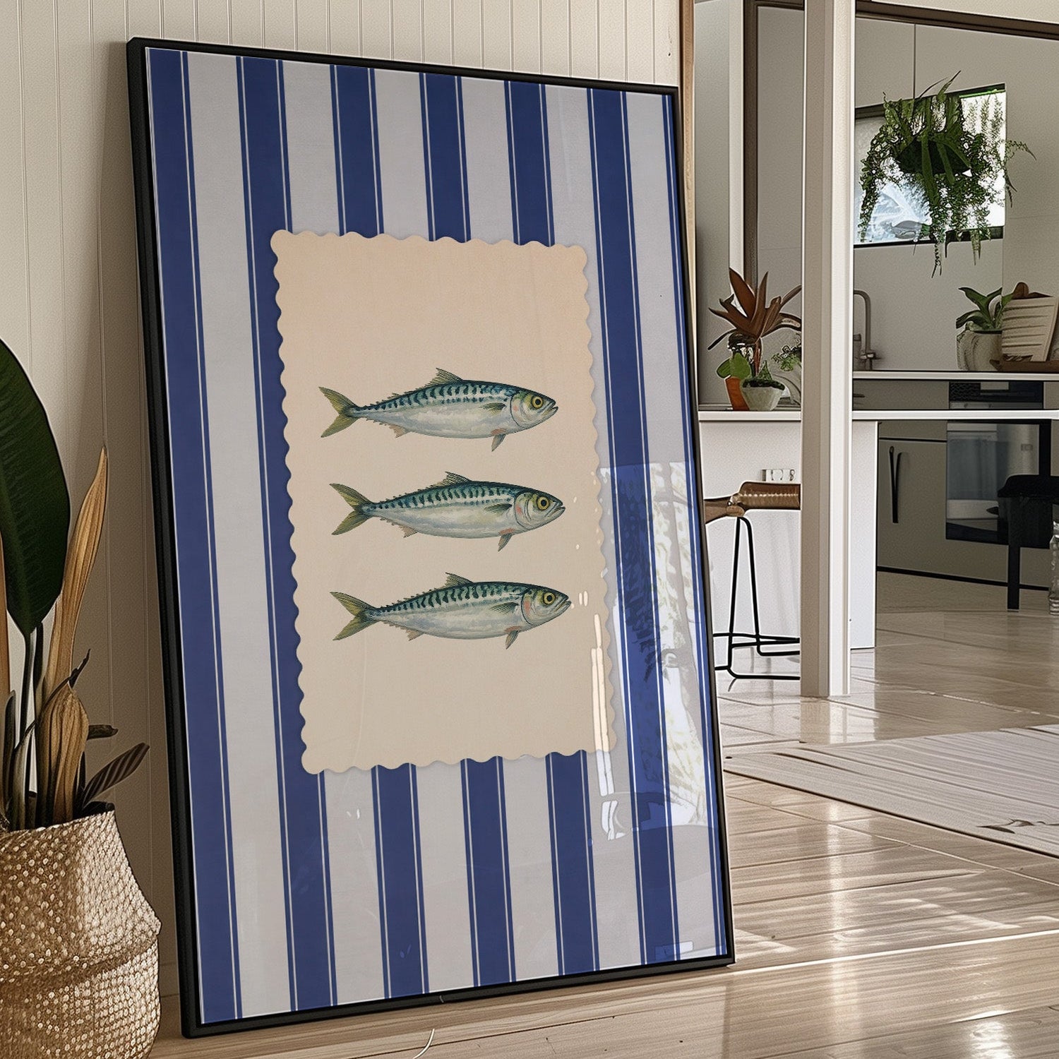 Nautical Trio: Mackerel on Cream
