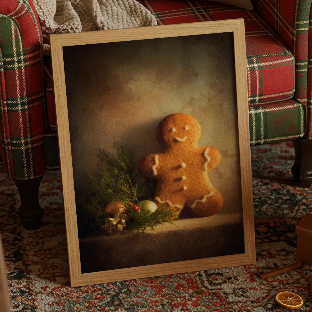 Sweet Gingerbread Man of Yuletide Memories