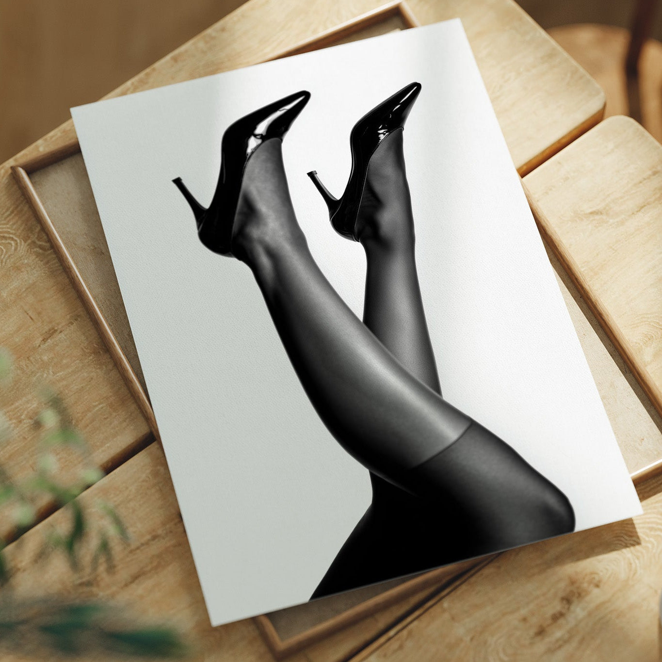 Elegant Silhouette: Stilettos in Motion