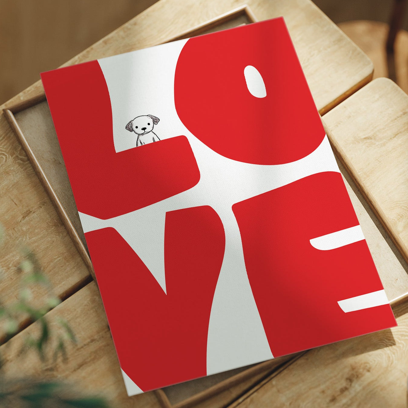Puppy Love in the Typography of Affection