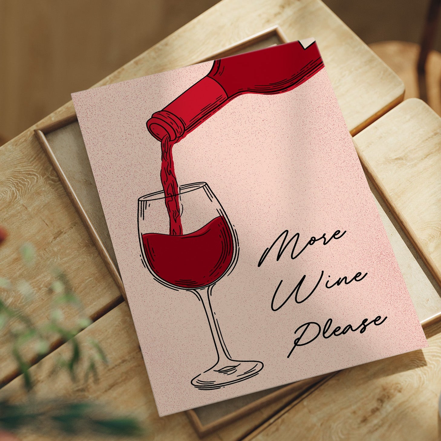 Crimson Pour: An Evening's Indulgence