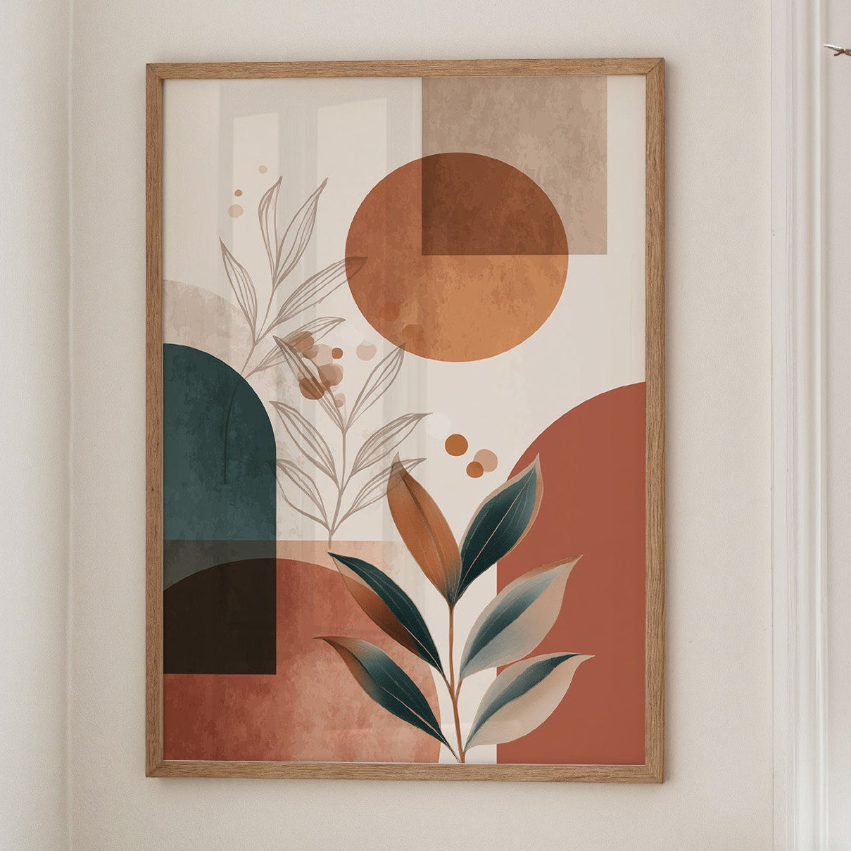Terracotta Dreams in Abstract Harmony