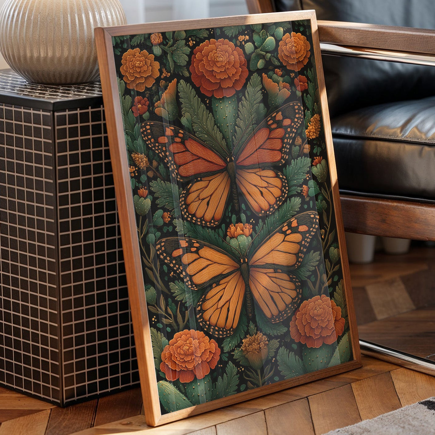 Monarchs in Midnight Garden