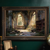 Ancient Pages Bathe In Light