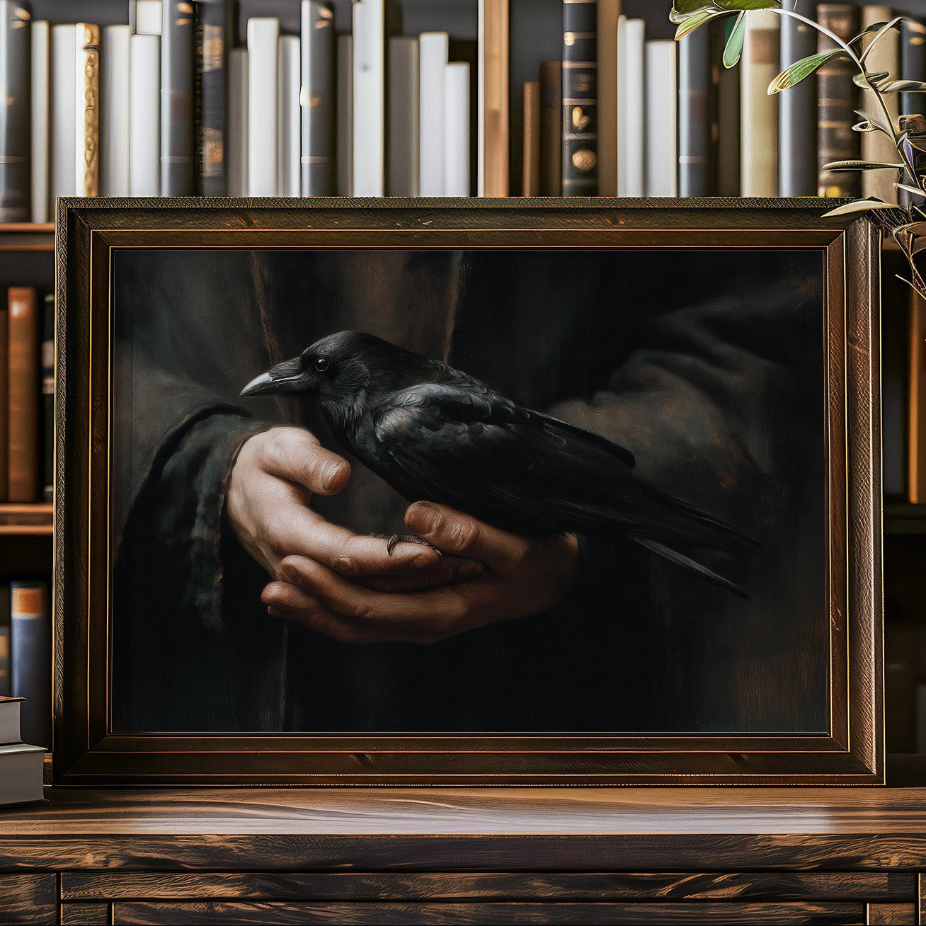 Raven's Trust In Human Hands