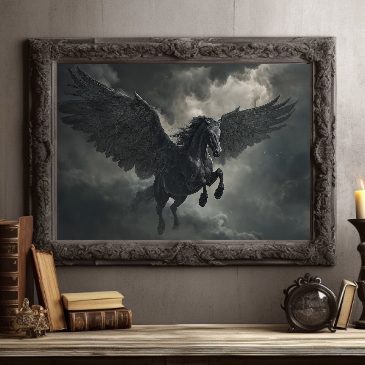 Midnight Stallion Breaks The Sky