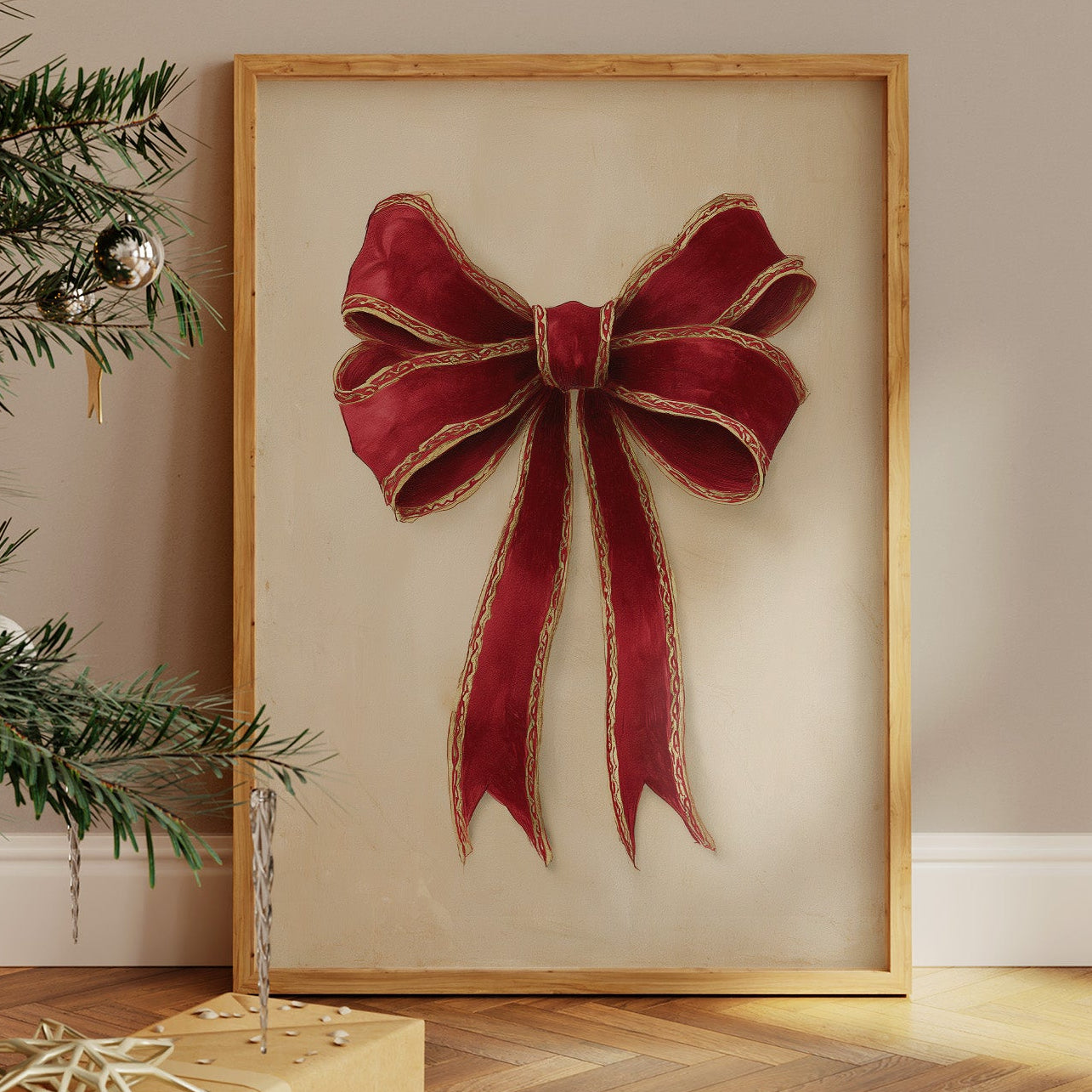 Crimson Elegance: The Gift Unwrapped