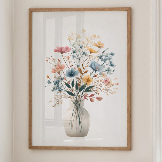 Whispered Symphony of Pastel Blooms