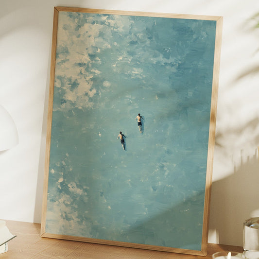 Adrift in Turquoise Infinity