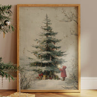 Winter's Wonder Through Innocent Eyes