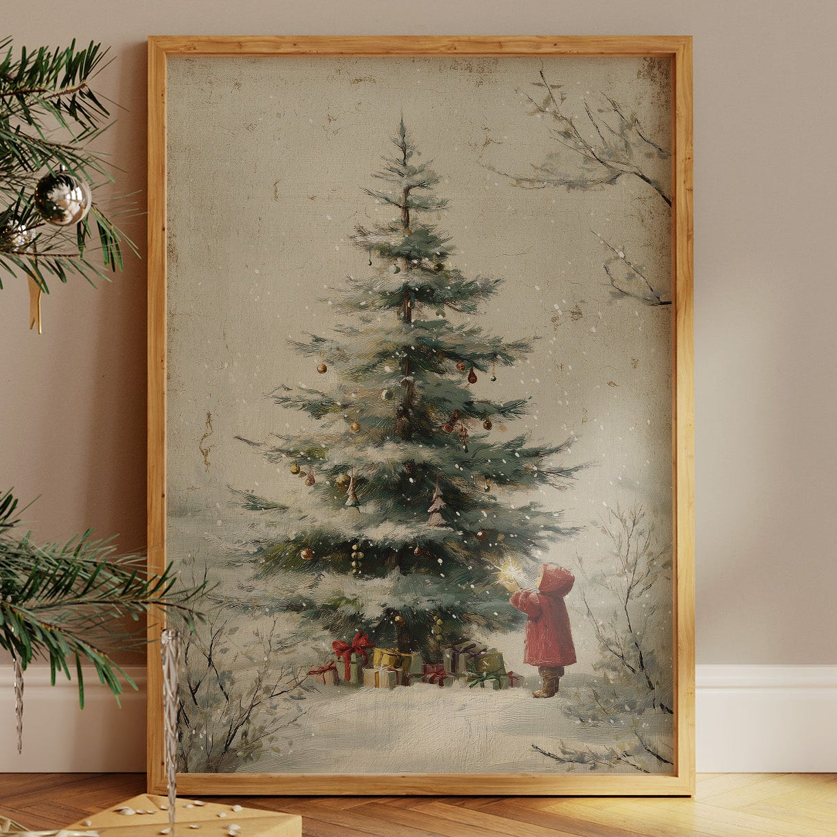 Winter's Wonder Through Innocent Eyes